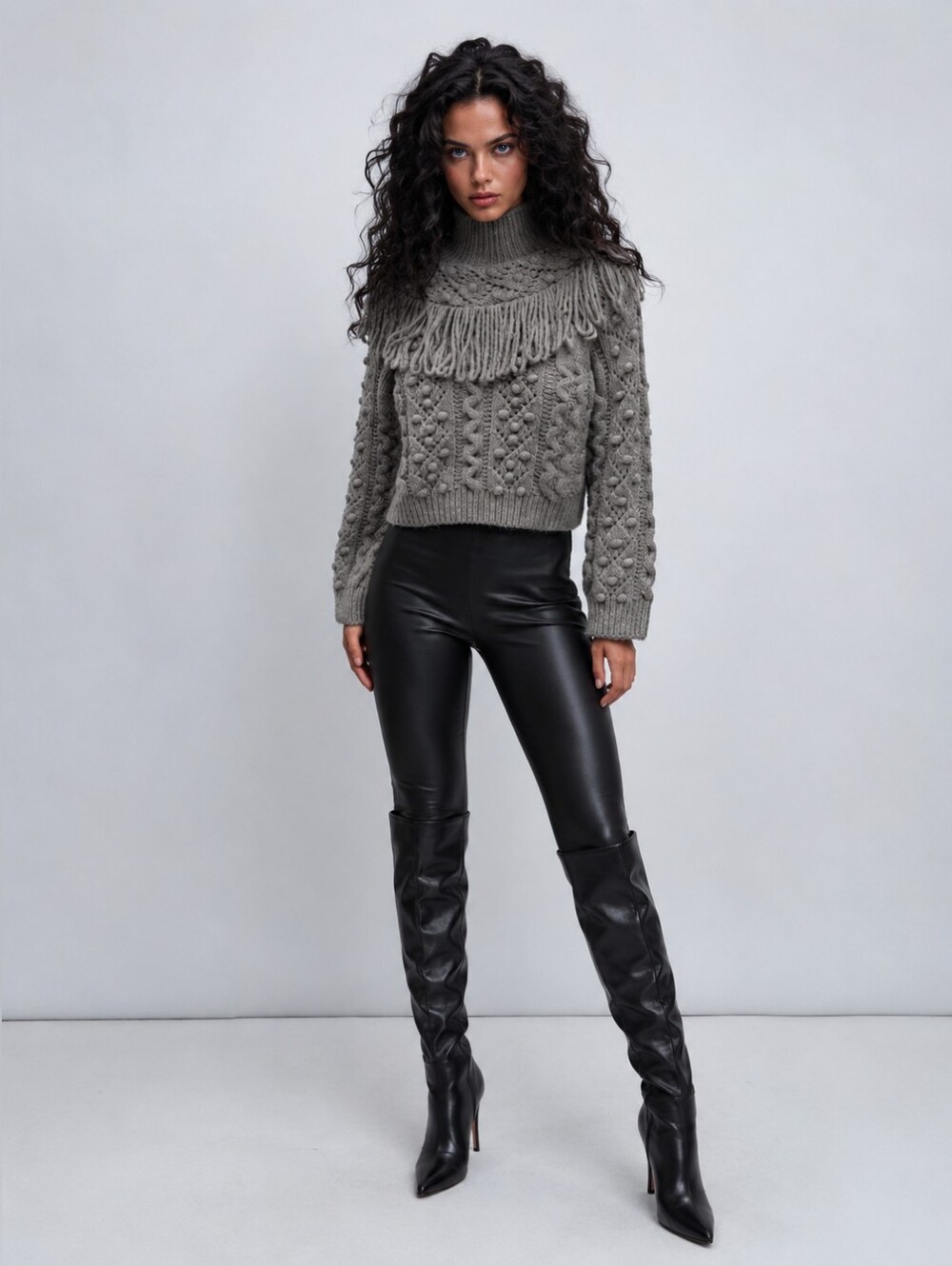 BNWT! Zara Fringed Sweater